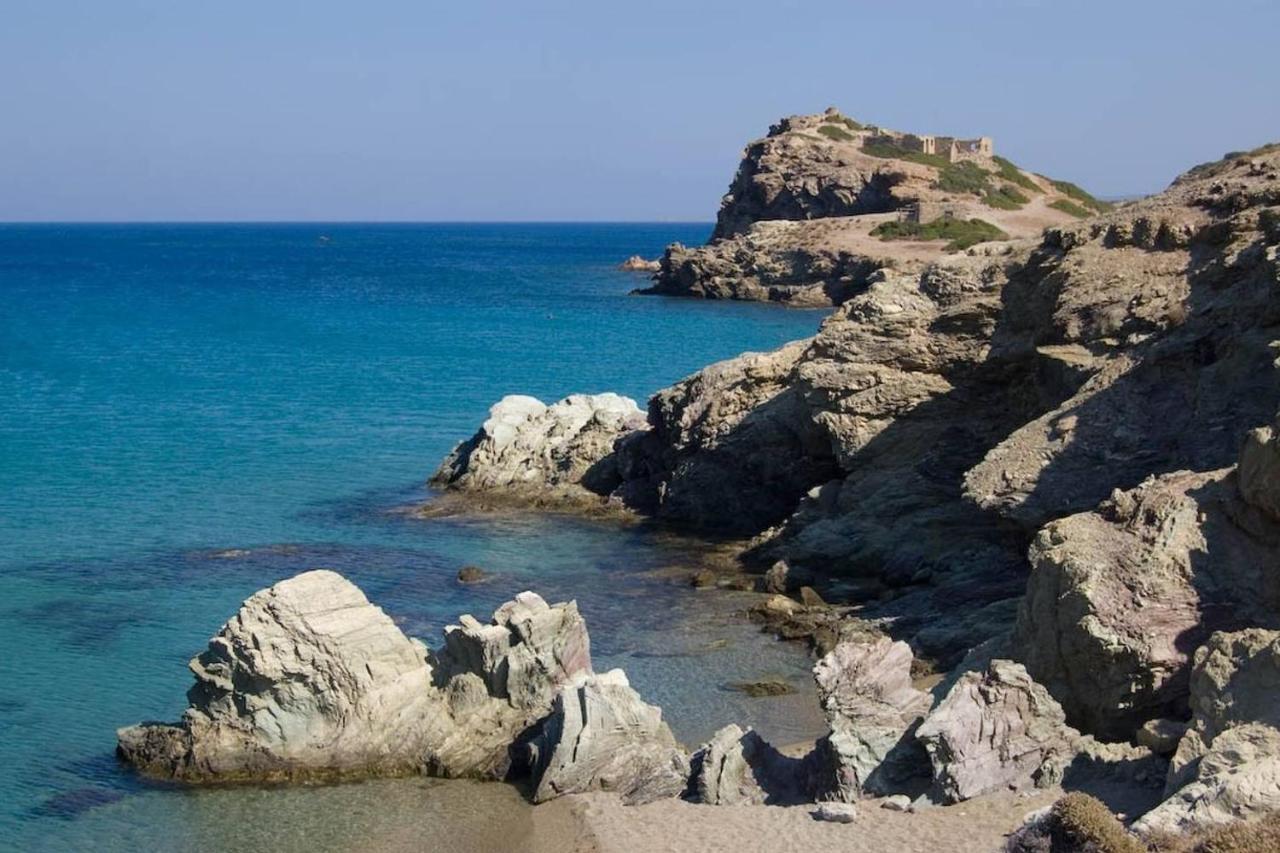 Authentic Cretan Stone Windmill Villa Sitia  Eksteriør billede